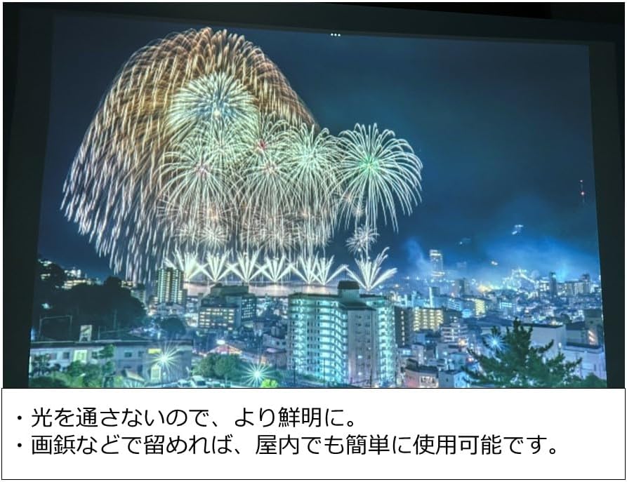 キャンプスクリーン プロジェクター用 1枚 CS-60HD W1328mm×H807mm キャンプ スクリーン アウトドア コンパクト 動画 映画 映画鑑賞 屋外 屋内 家庭用 日本製 国産 人気 おすすめ ふるさと納税 京都 八幡 八幡市 シネマ工房
